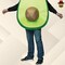 Avocado Adult Costume Funny Green Fruit Tunic with Seed Halloween Party Outfit